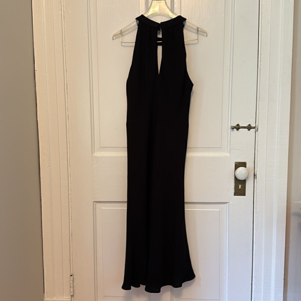 Evan Picone black  formal cocktail halter neck keyhole  lined sheath dress  8‎ - Picture 3 of 7